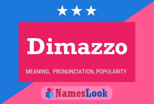 Dimazzo Name Poster