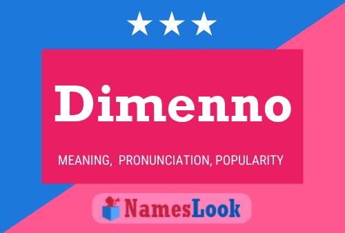 Dimenno Name Poster