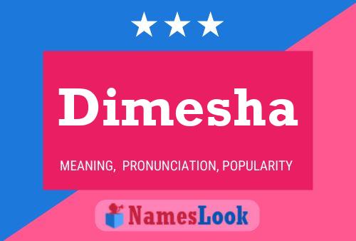 Dimesha Name Poster