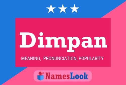 Dimpan Name Poster