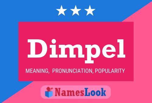 Dimpel Name Poster