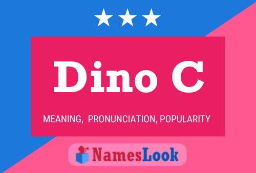 Dino C Name Poster