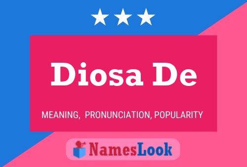 Diosa De Name Poster