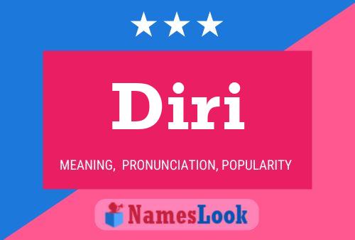 Diri Name Poster