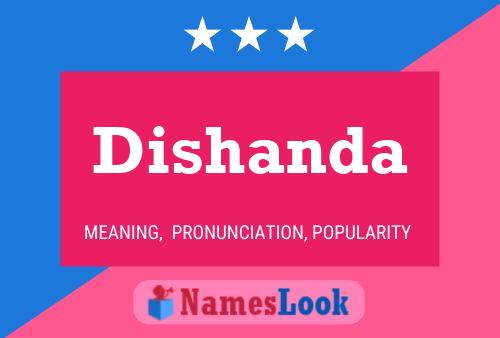 Dishanda Name Poster