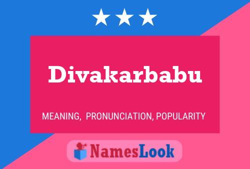 Divakarbabu Name Poster