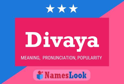 Divaya Name Poster