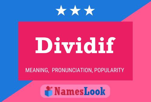 Dividif Name Poster