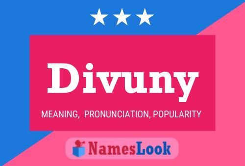 Divuny Name Poster