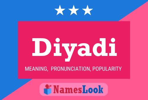 Diyadi Name Poster