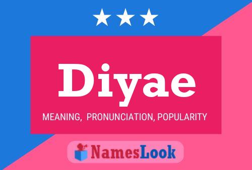 Diyae Name Poster