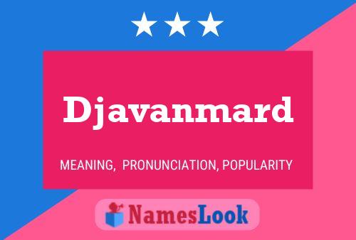 Djavanmard Name Poster