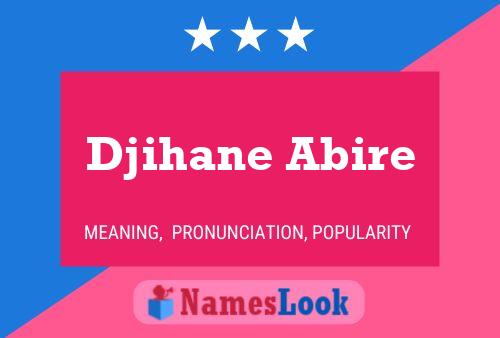 Djihane Abire Name Poster