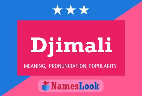 Djimali Name Poster