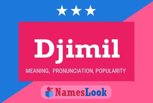 Djimil Name Poster