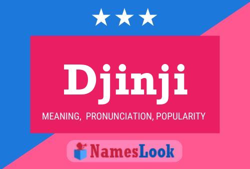 Djinji Name Poster