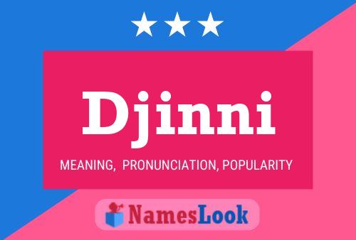 Djinni Name Poster