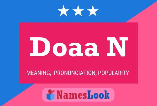 Doaa N Name Poster