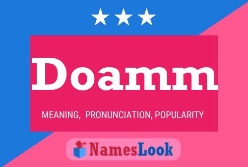 Doamm Name Poster