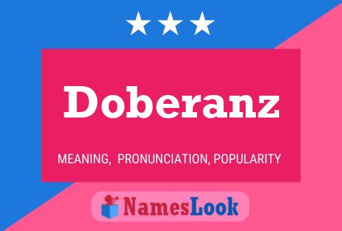 Doberanz Name Poster