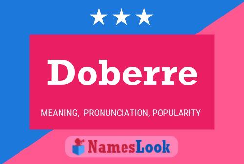 Doberre Name Poster