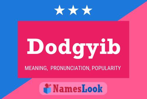 Dodgyib Name Poster