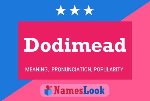 Dodimead Name Poster