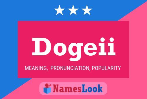 Dogeii Name Poster