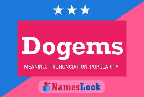 Dogems Name Poster