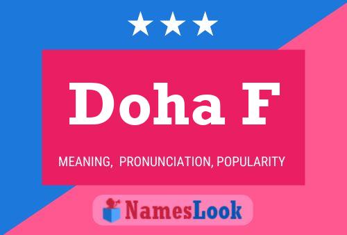 Doha F Name Poster