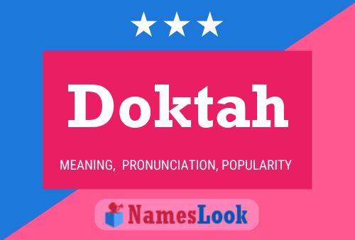 Doktah Name Poster