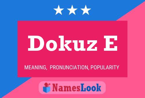 Dokuz E Name Poster