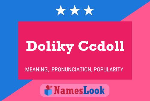 Doliky Ccdoll Name Poster