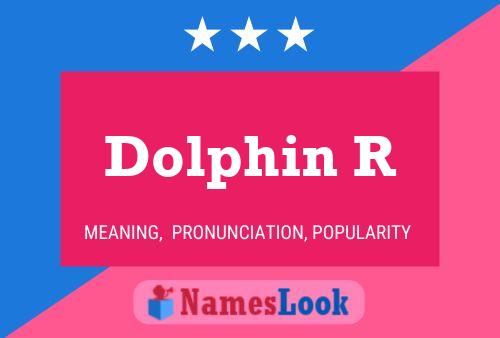 Dolphin R Name Poster