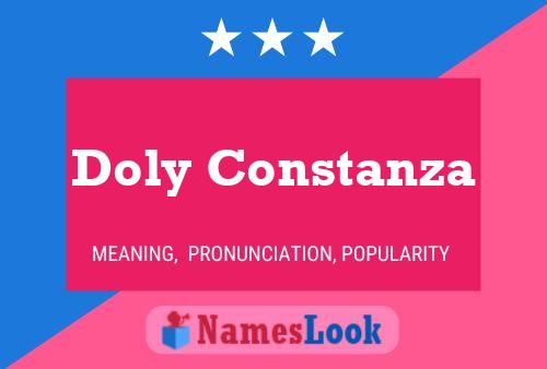 Doly Constanza Name Poster