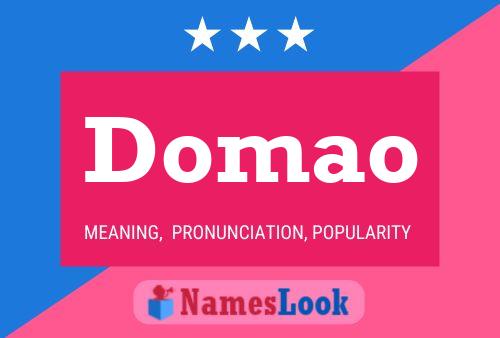 Domao Name Poster