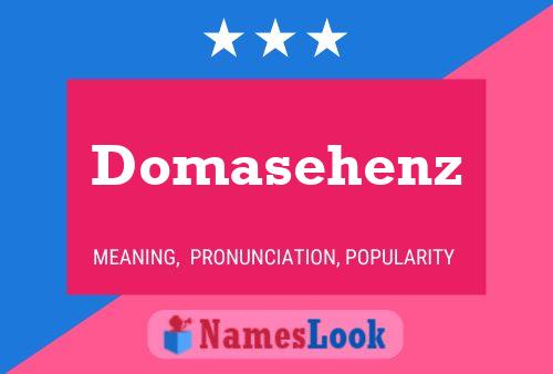 Domasehenz Name Poster