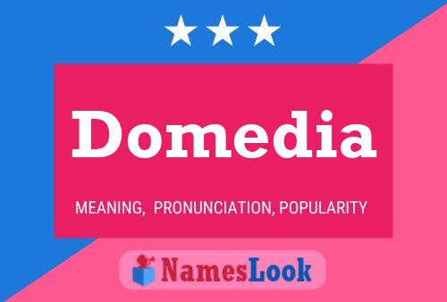 Domedia Name Poster