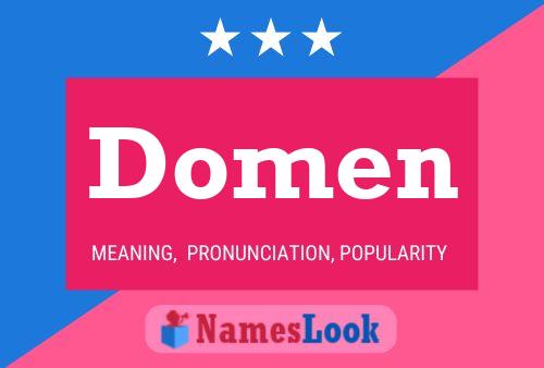 Domen Name Poster