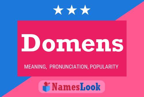 Domens Name Poster