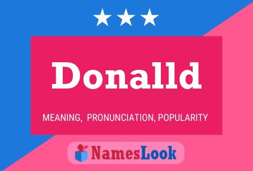 Donalld Name Poster