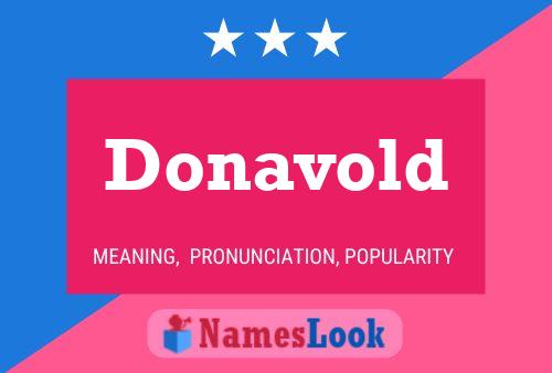 Donavold Name Poster