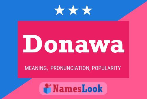 Donawa Name Poster