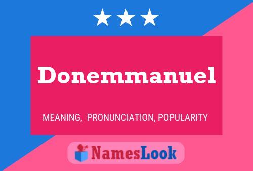 Donemmanuel Name Poster