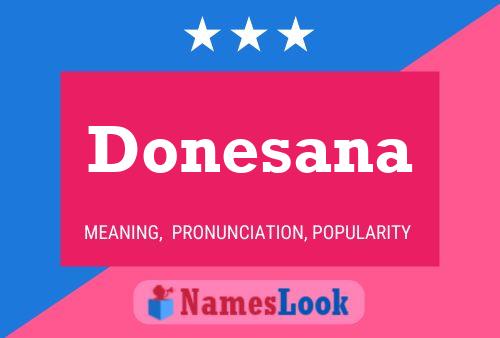 Donesana Name Poster