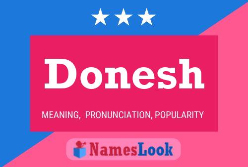 Donesh Name Poster