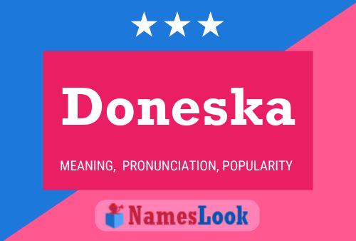 Doneska Name Poster