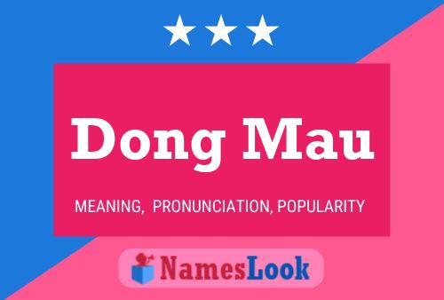 Dong Mau Name Poster