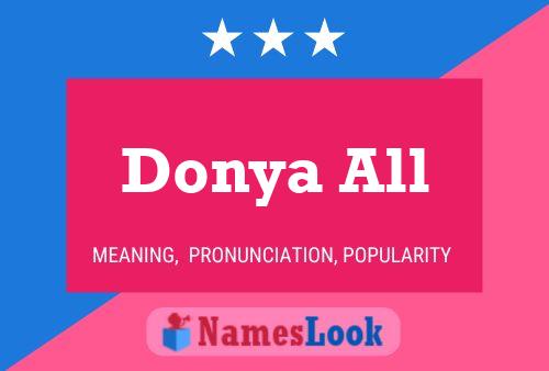 Donya All Name Poster