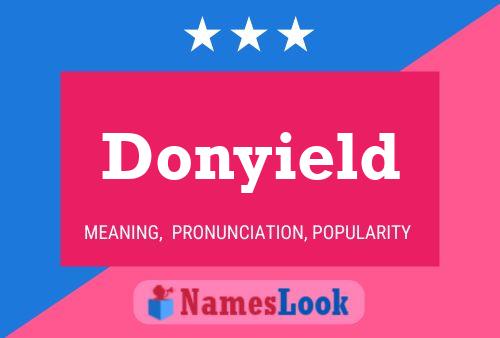 Donyield Name Poster